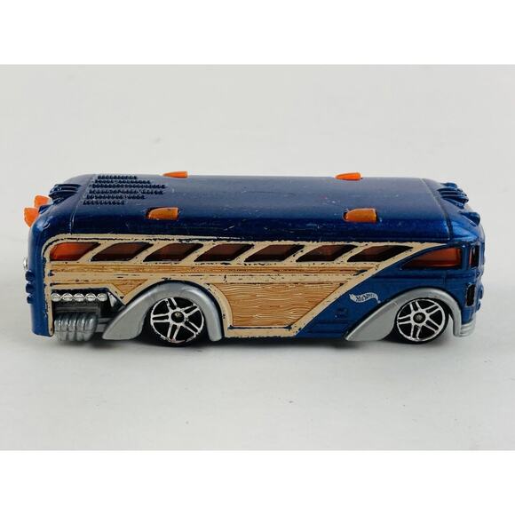 Hot Wheels 2000 Surfin' School Bus Woody Loose 1:64 Scale Collectible Malaysia - Picture 4 of 10